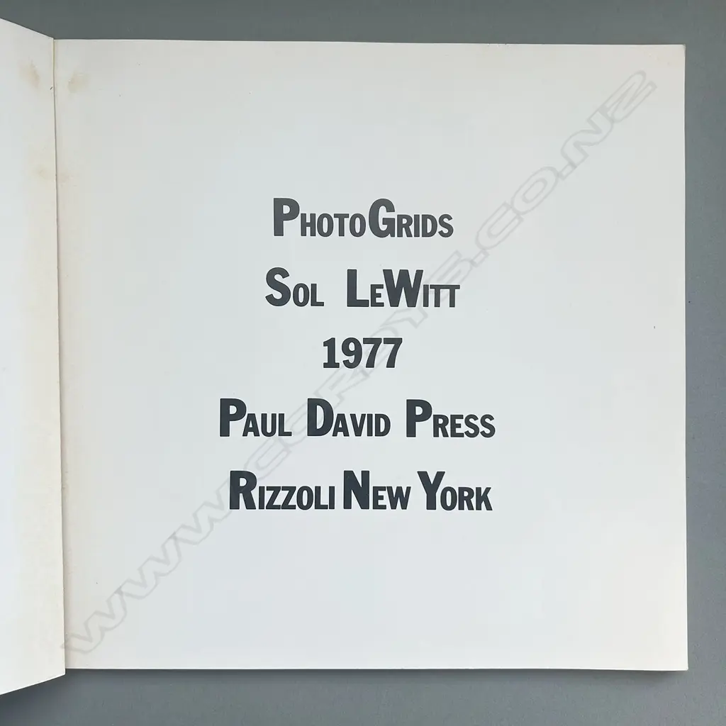 SOL LEWIT: PHOTOGRIDS Image 1++